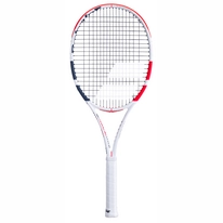 Raquette de Tennis Babolat Pure Strike 16/19 Blanche Rouge Noire 2020 (Non Cordée)